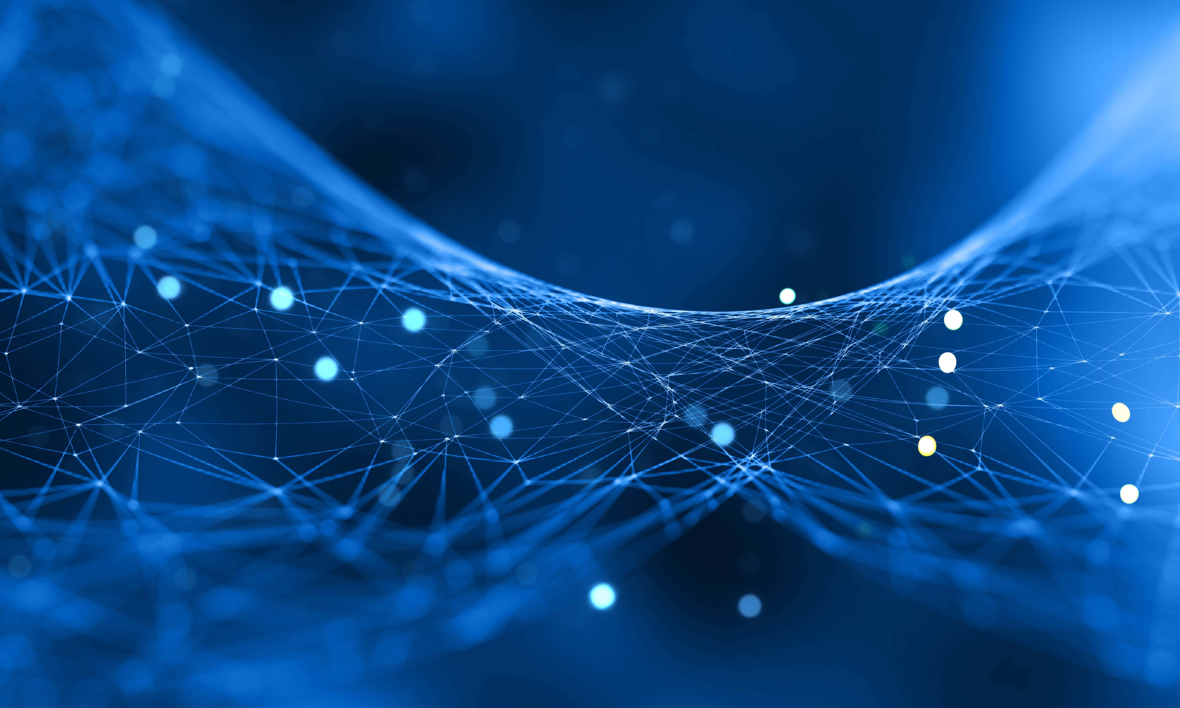 Abstract 3D wireframe
